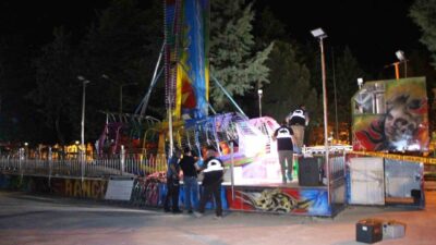 Amasya’da lunaparkta çalışan 20 yaşındaki gencin ranger (kamikaze) isimli eğlence