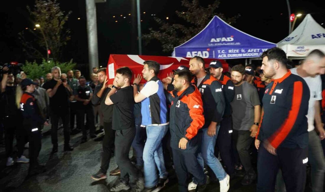 Rize’nin Çamlıhemşin ilçesindeki Fırtına Deresi’nde yürütülen arama-kurtarma çalışmaları sırasında botun