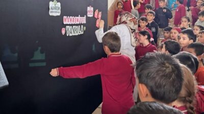 Aydıntepe Şehit Oktay Altuntaş İlkokulu öğrencileri, Değerler Eğitimi çalışmaları kapsamında