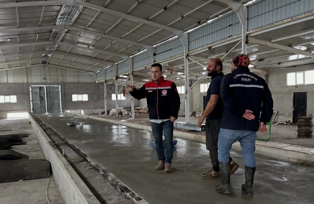 Bayburt’un Besi Havzası ili olarak belirlenmesinin ardından Aydıntepe’de hayvancılık işletmelerine
