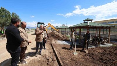Aziziye Belediyesi, ilçeye kazandıracağı yeni millet bahçesine, Erzurum Valiliği yapmış
