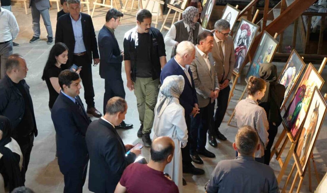 Bayburt Güzel Sanatlar Lisesi öğrencilerinin sene boyunca hazırladığı resimlerden oluşan