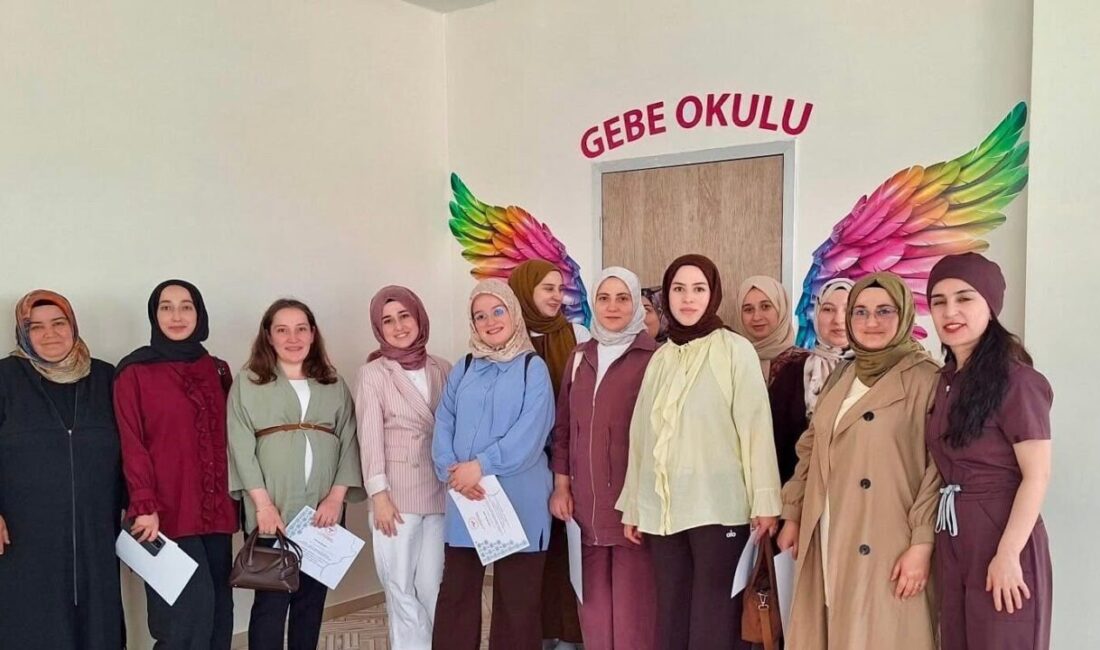 Bayburt’ta ’Gebe Okulu’ kapsamında anne adaylarına sağlıklı gebelik süreci, yenidoğan