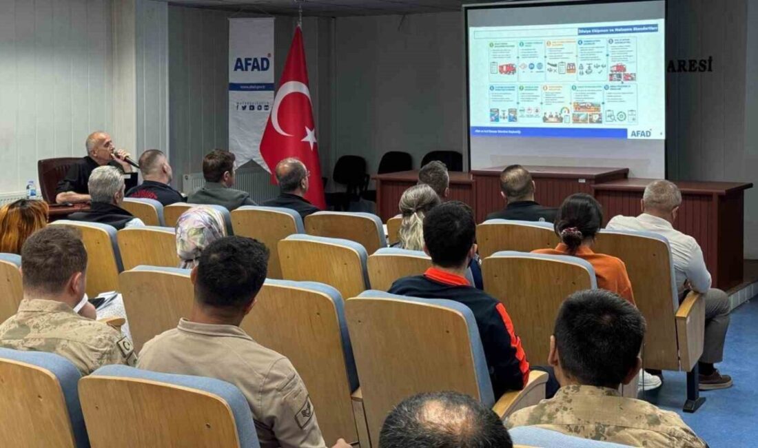 Bayburt’ta, orman yangınlarına müdahale ve kurumlar arası koordinasyonun güçlendirilmesi kapsamında