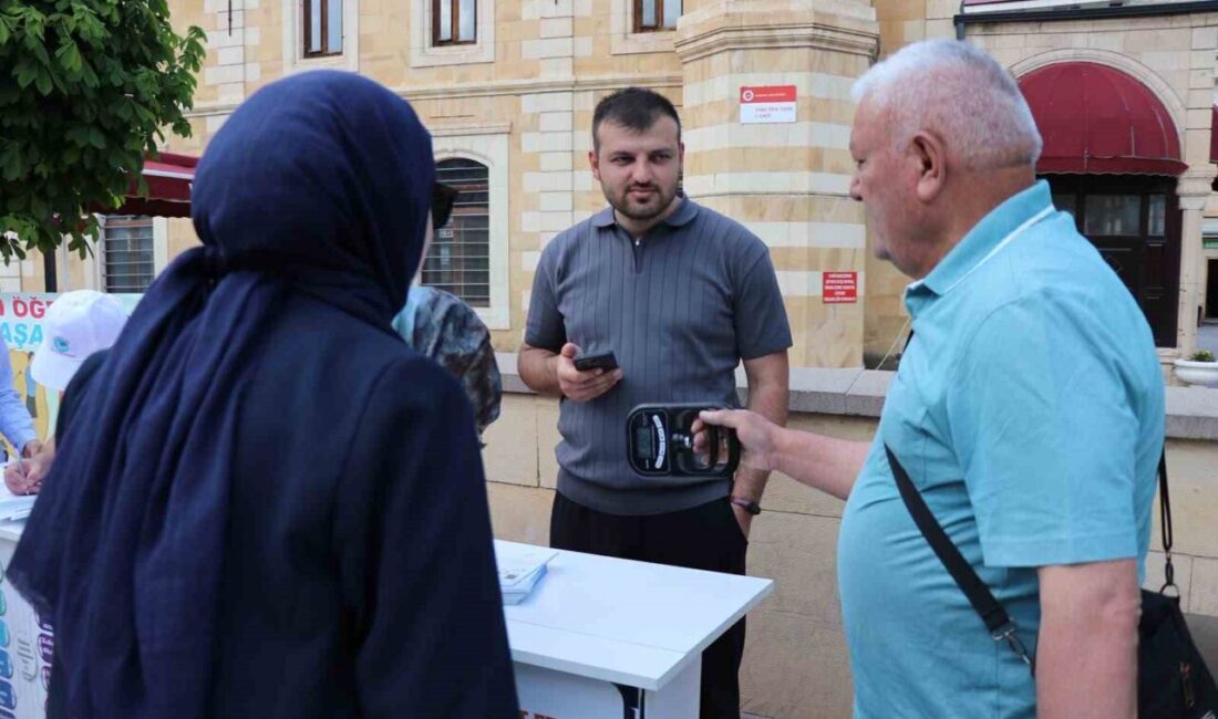 Bayburt’ta sağlıklı yaşam ve fiziksel aktivite farkındalığını artırmak amacıyla vatandaşlara