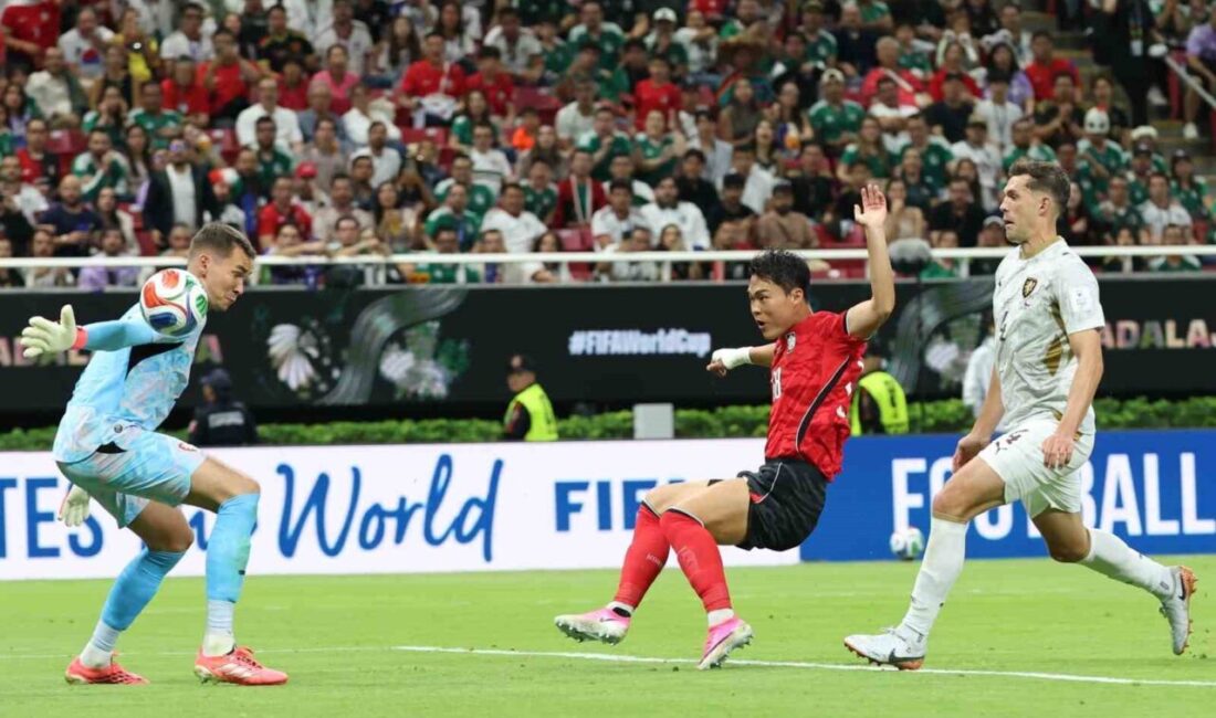 2026 FIFA Dünya Kupası A Grubu ilk maçında Güney Kore,