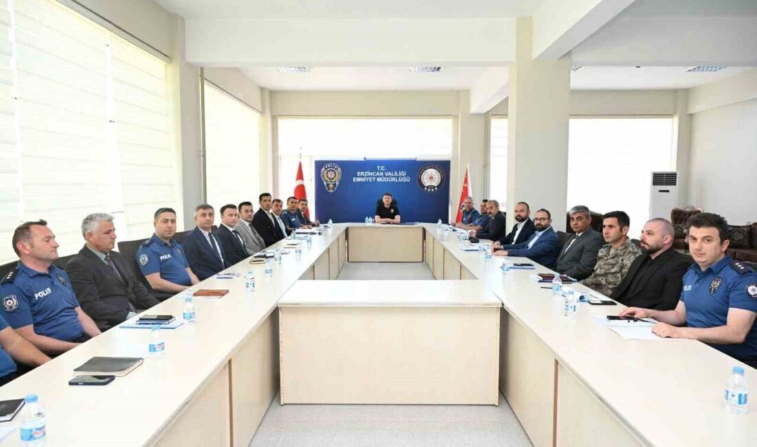 Erzincan İl Emniyet Müdürlüğünde, Ankara’da düzenlenecek 36. NATO Zirvesi kapsamında