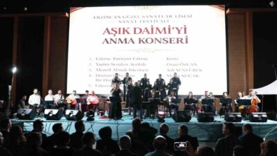 Erzincan Güzel Sanatlar Lisesi tarafından düzenlenen Sanat Festivali, Âşık Daimi