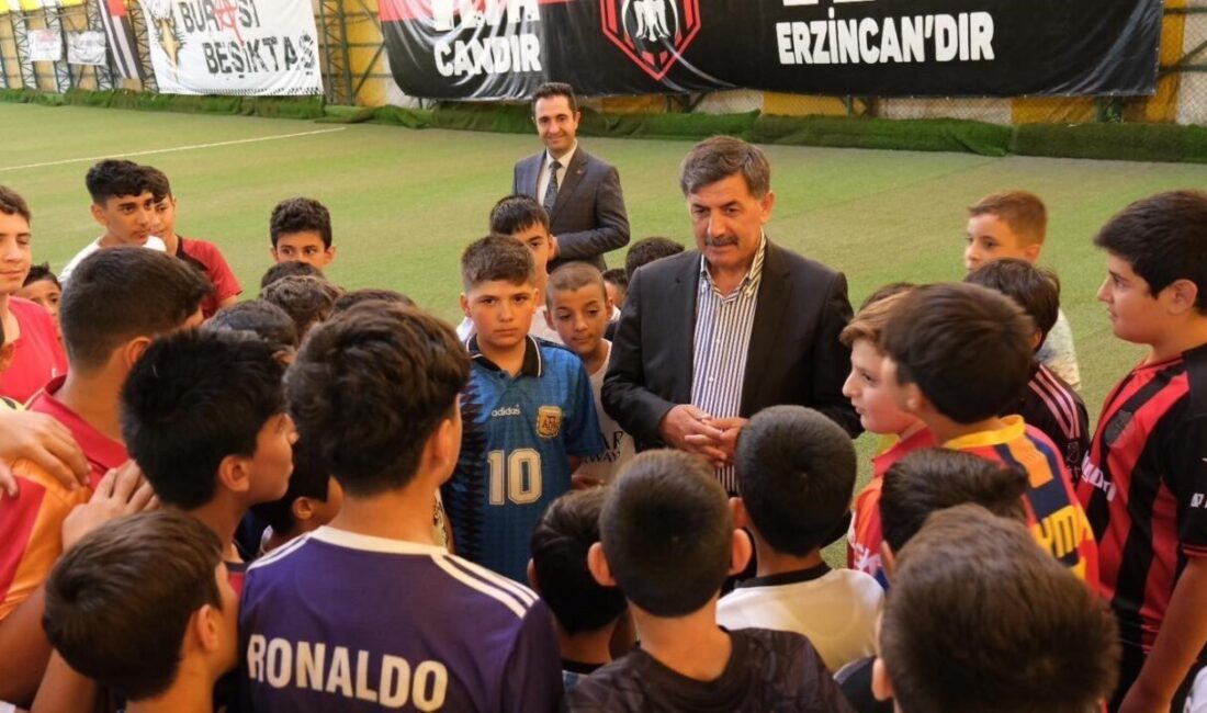 Erzincan Belediyesince çocuk ve gençlerin yaz tatilini sportif faaliyetlerle değerlendirmelerine