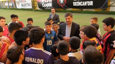 Erzincan Belediyesince çocuk ve gençlerin yaz tatilini sportif faaliyetlerle değerlendirmelerine