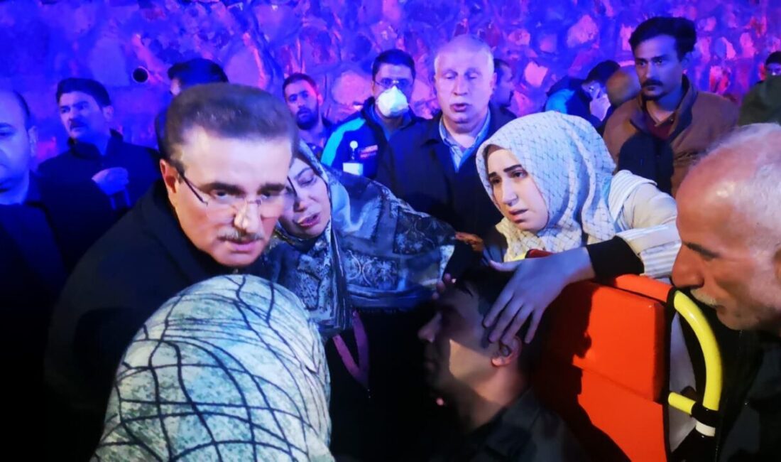 Erzurum’da 5 katlı bir binada çıkan yangında, yatağa bağımlı diyaliz