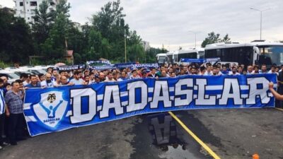 Erzurumspor FK tribünlerinin en köklü taraftar oluşumlarından biri olan Dadaşlar