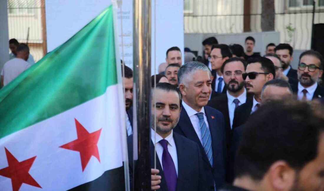 Gaziantep’te Suriye Başkonsolosluğu törenle açıldı. Dışişleri Bakan Yardımcısı Hacı Ali