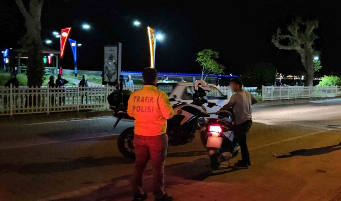 Kastamonu’nun Cide ilçesinde abart egzoz sebebiyle gürültü kirliliğine sebep olan