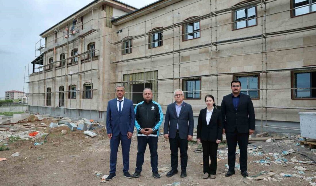 Sivas’ın Hafik ilçesinde yapımı devam eden 10 yataklı Hafik Devlet