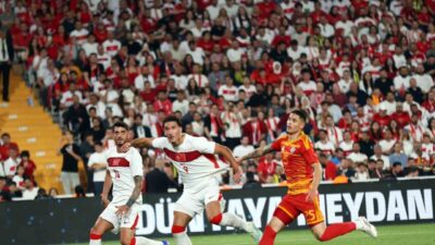 A Milli Futbol Takımı, hazırlık maçında konuk ettiği Kuzey Makedonya’yı