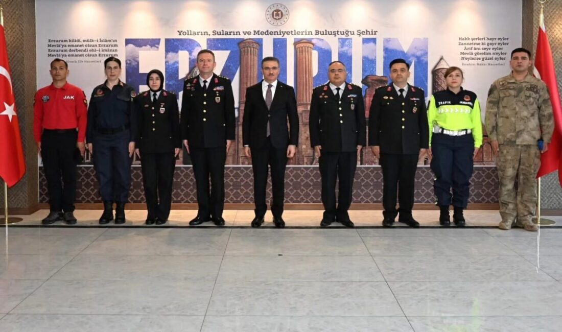 Erzurum Valisi Aydın Baruş, Jandarma Teşkilatı’nın 187’nci kuruluş yıl dönümü