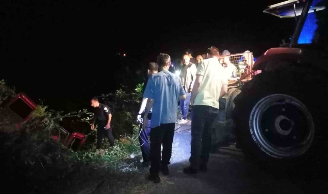 Kastamonu’nun Cide ilçesinde otomobilin hafif ticari aracın yuvarlanması neticesinde 1