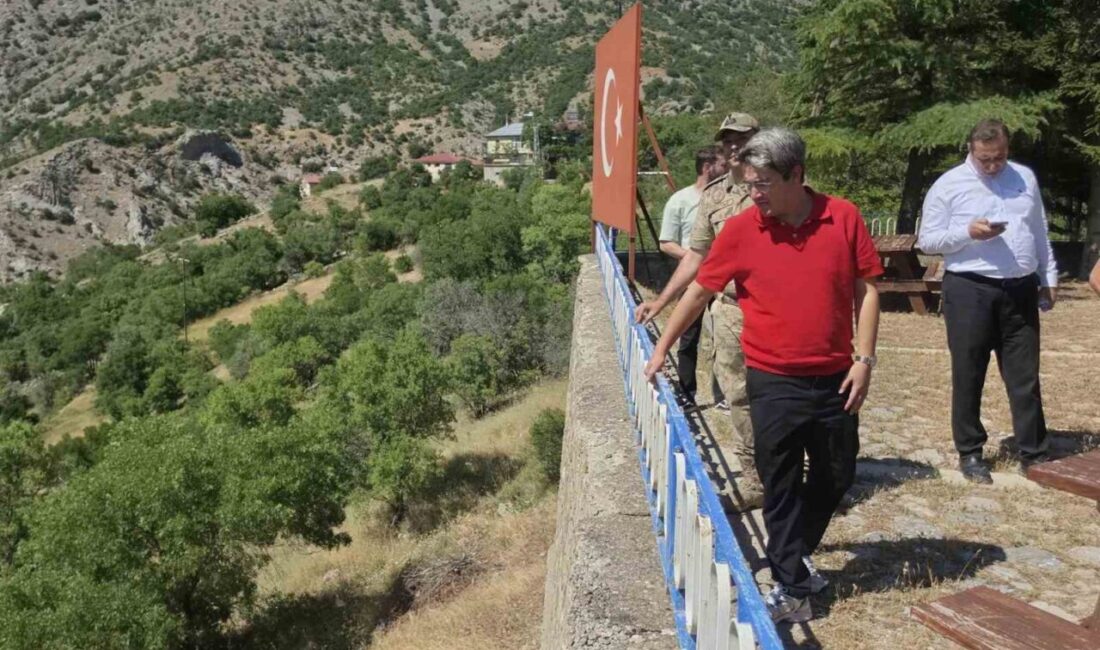 Kemaliye Kaymakamı Emirhan Arıkan, kurum amirleriyle birlikte Yeşilyayla ve Yeşilyamaç