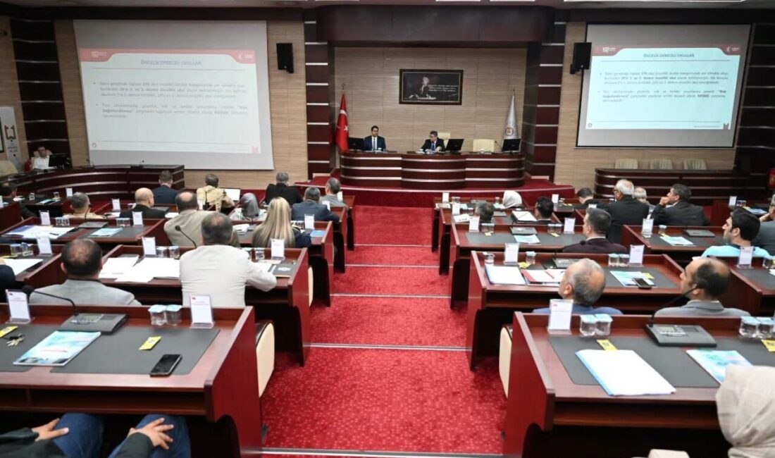 Erzurum’da Vali Aydın Baruş başkanlığında gerçekleştirilen “Okul ve Çevresi Güvenlik