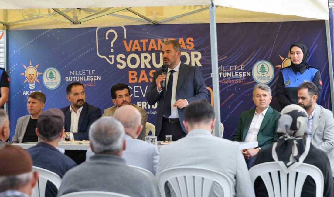 Pursaklar Belediye Başkanı Ertuğrul Çetin, “Vatandaş Soruyor, Başkan Cevaplıyor” programında