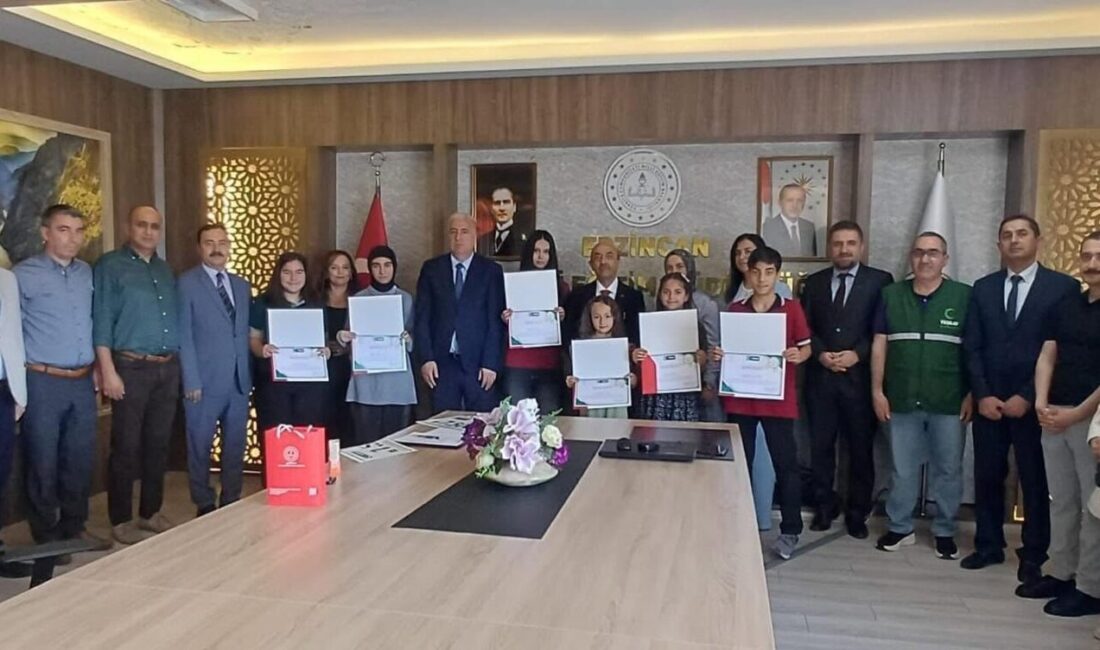 Erzincan’da, Türkiye Yeşilay Cemiyeti ile Millî Eğitim Bakanlığı Özel Eğitim