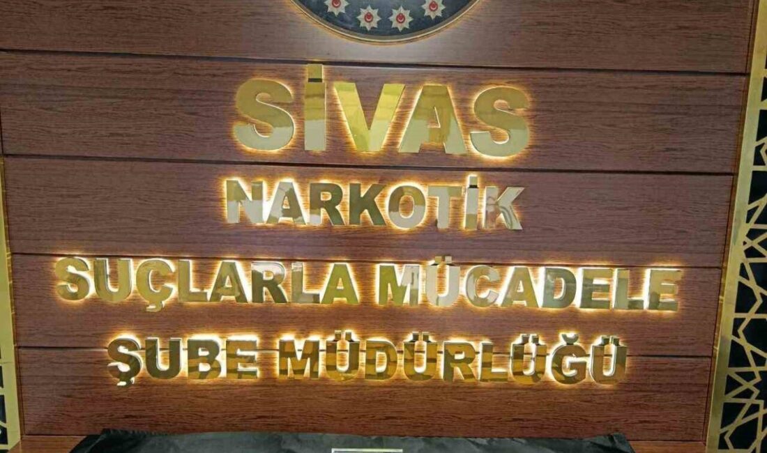 Sivas’ta düzenlenen operasyonda 19 bin 952 kullanımlık sentetik kannabinoid ele