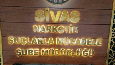 Sivas’ta düzenlenen operasyonda 19 bin 952 kullanımlık sentetik kannabinoid ele