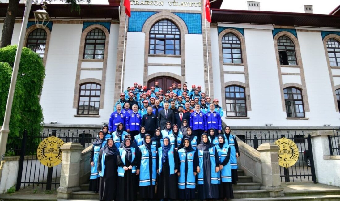 Trabzon’da alanında uzman eğitmenler tarafından verilen eğitimleri başarıyla tamamlayan 50