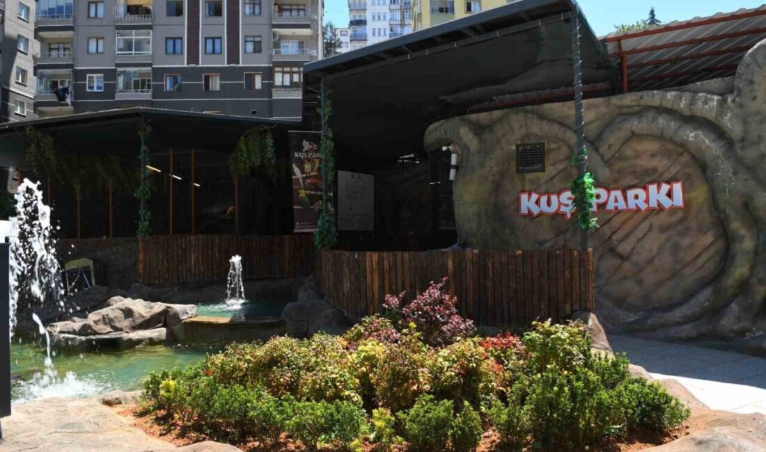 Trabzon’da 27 farklı kuş türünü bünyesinde barındıran Kuş Parkı her