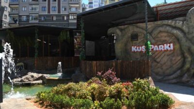 Trabzon’da 27 farklı kuş türünü bünyesinde barındıran Kuş Parkı her