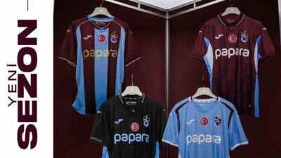 Trabzonspor, 2026-2027 sezonunda giyeceği yeni formaları sosyal medya hesaplarından yayınladığı