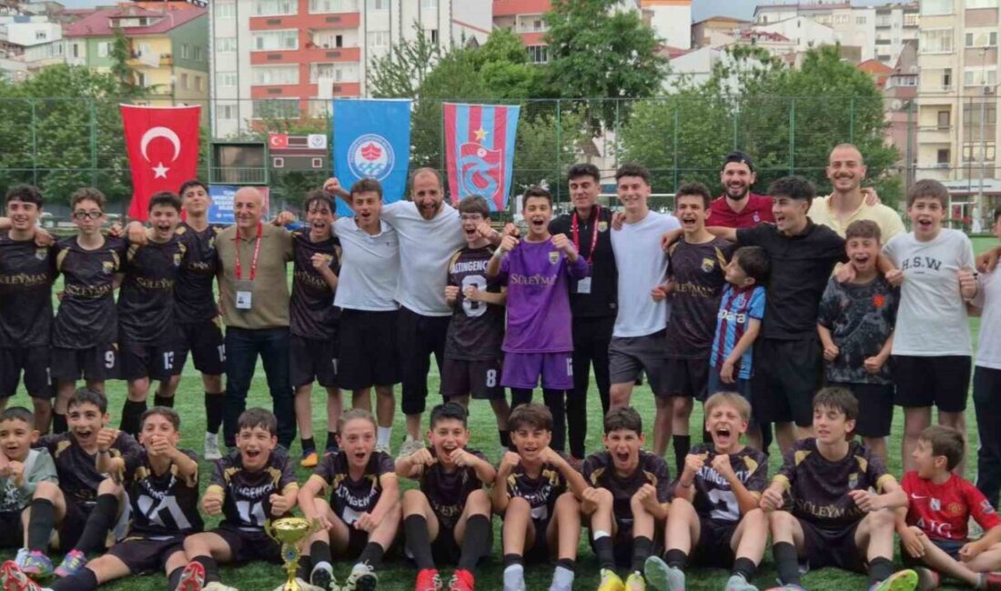 Trabzon U13 Ligi’nde şampiyonluk kupası, Faroz Sahası’nda nefes kesen finalin