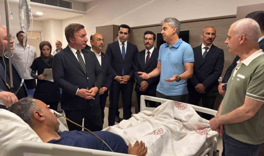 Erzincan Valisi Hamza Aydoğdu, Mengücek Gazi Eğitim ve Araştırma Hastanesinde