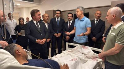 Erzincan Valisi Hamza Aydoğdu, Mengücek Gazi Eğitim ve Araştırma Hastanesinde