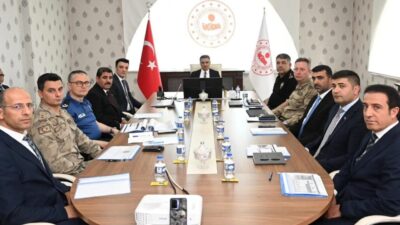 Erzurum Valisi Aydın Baruş, ilçe ziyaretleri kapsamında Horasan ilçesinde bir