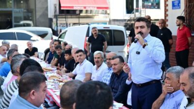 Yıldırım Belediye Başkanı Oktay Yılmaz, Anadolu Mahallesi esnafıyla bir araya