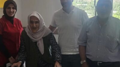 Bayburt Devlet Hastanesinde düşmeye bağlı sol uyluk kemiği (femur) kırığı