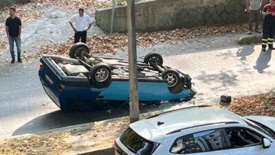 Zonguldak’ta ağaca çarpan otomobil sürücüsü hafif şekilde yaralandı. Edinilen bilgiye