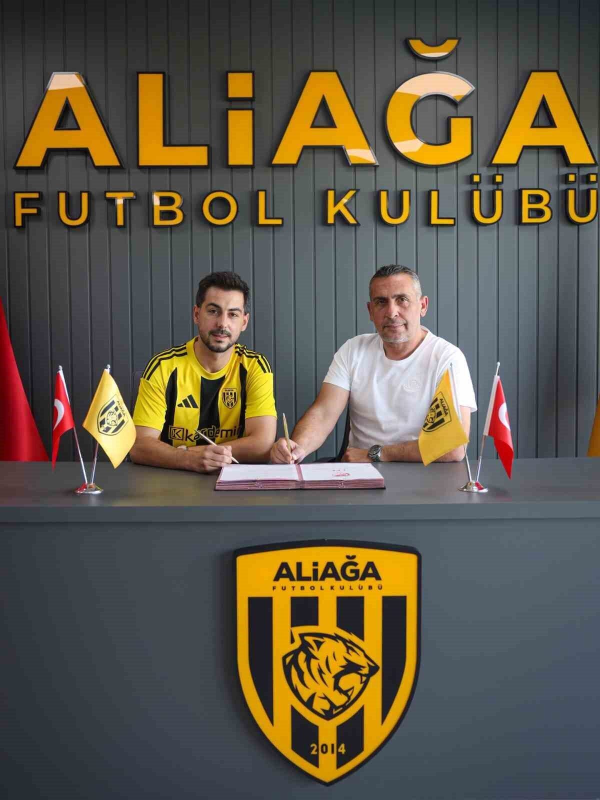 TFF 2. Lig ekiplerinden Aliağa Futbol Kulübü, Okan Derici ve