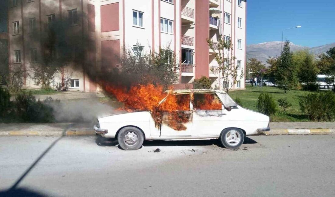 Havaların ısınmayla birlikte araç içinde unutulan yanıcı özelliği taşıyan malzemelerin