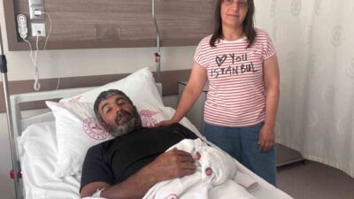 Erzincan’ın Tercan ilçesine bağlı Bağpınar köyünde ayçiçeği tarlasını suladığı sırada