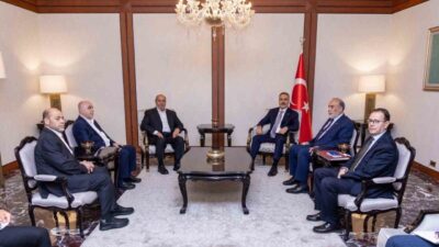 Dışişleri Bakanı Hakan Fidan, Ankara’da Hamas Siyasi Büro Şefi Halil