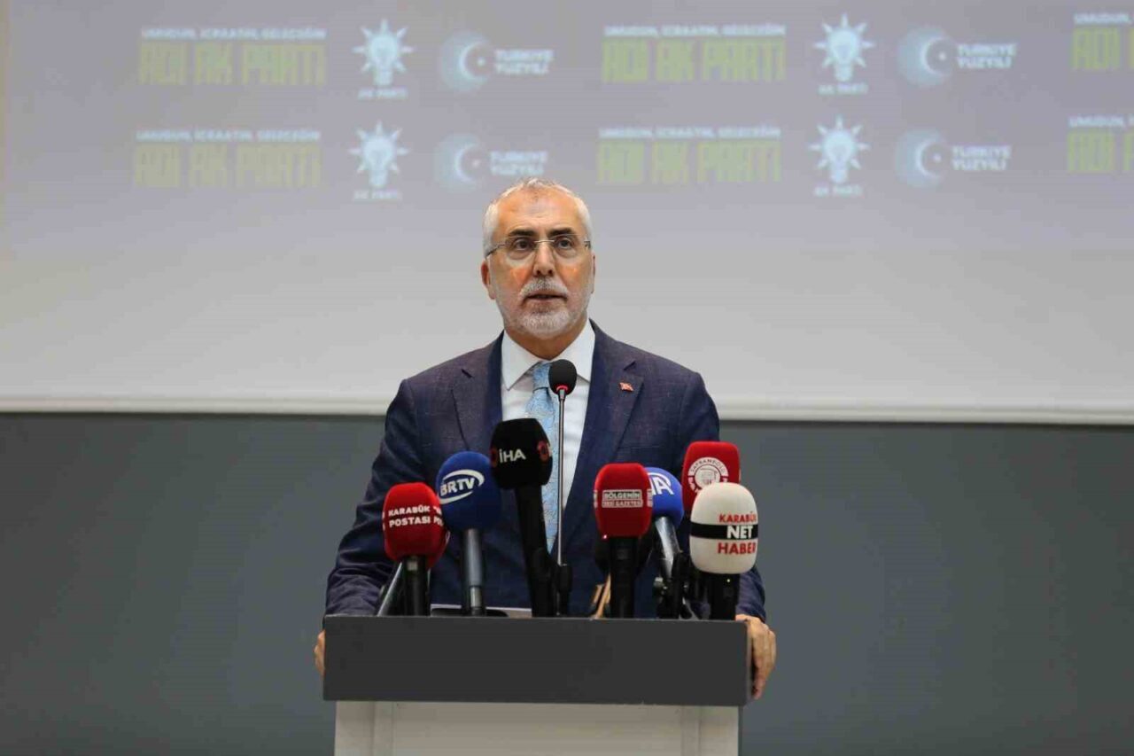 Çalışma ve Sosyal Güvenlik Bakanı Vedat Işıkhan, Karabük’e İşgücü Uyum