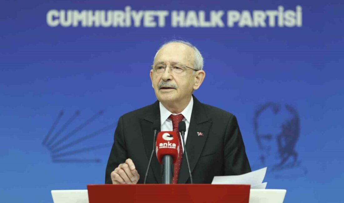 Cumhuriyet Halk Partisi (CHP) Genel Başkanı Kemal Kılıçdaroğlu, “Cumhuriyet Halk