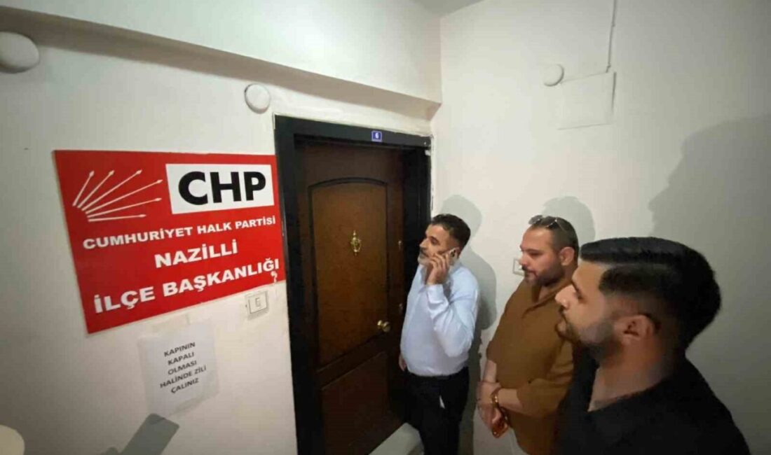 Cumhuriyet Halk Partisi Nazilli İlçe Teşkilatı’nda koltuk değişimi krize dönüştü.