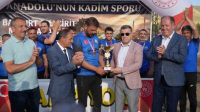 Bayburt’ta düzenlenen 2026 Yılı Atlı Cirit İl Birinciliği Final Müsabakasında