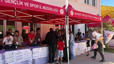 Bayburt Gençlik Merkezinde düzenlenen DENEYAP Türkiye Dönem Sonu Proje Şenliği’nde