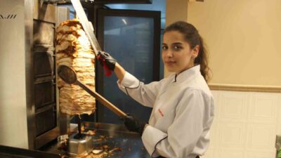 Erzurum’da yaşayan 26 yaşındaki Hande Ökten, erkek egemen mesleklerden biri