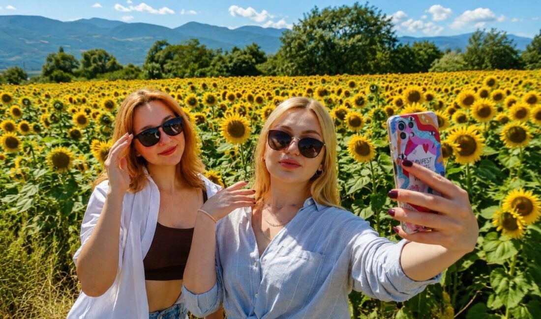Erzincan’da ekim alanları her geçen yıl genişleyen ayçiçeği tarlaları, sarının
